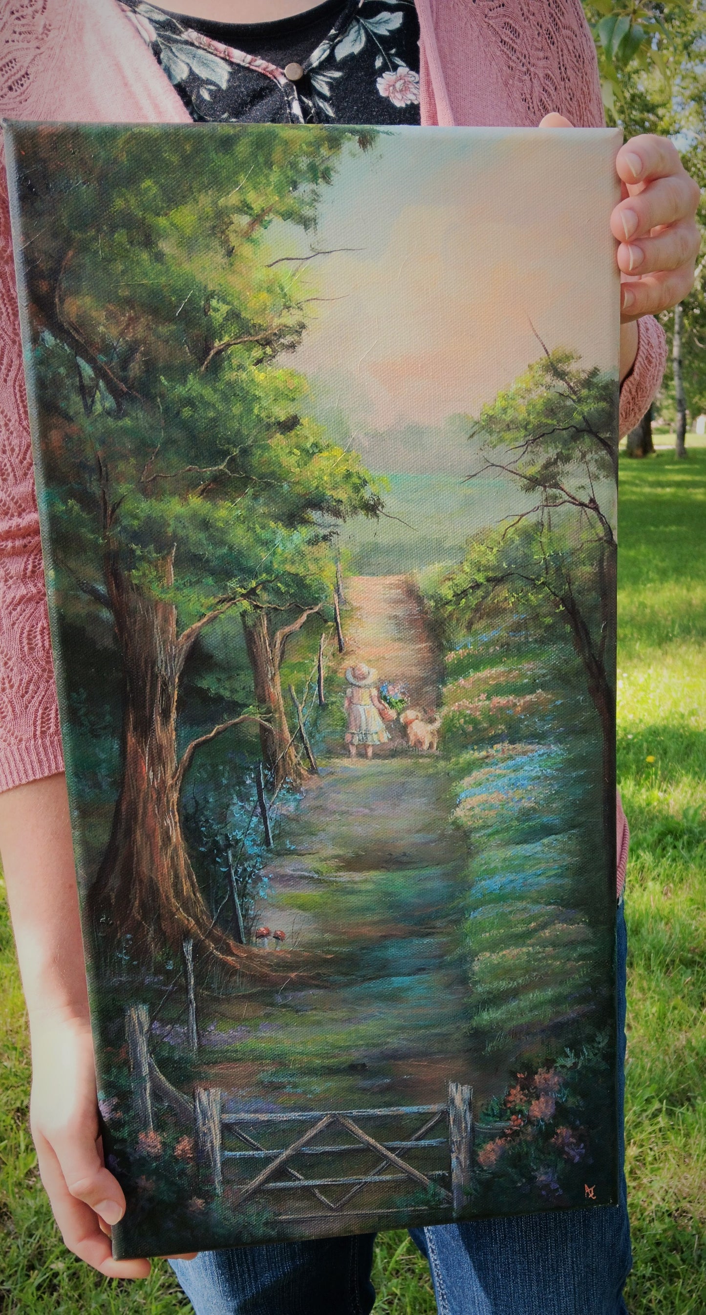 Shirley Lane | 10 x 20 Original Canvas Painting