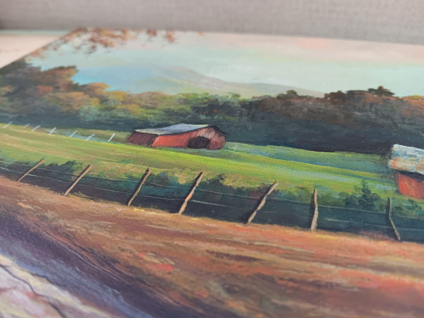 Autumn Road | 9 x 12 Original Canvas Painting