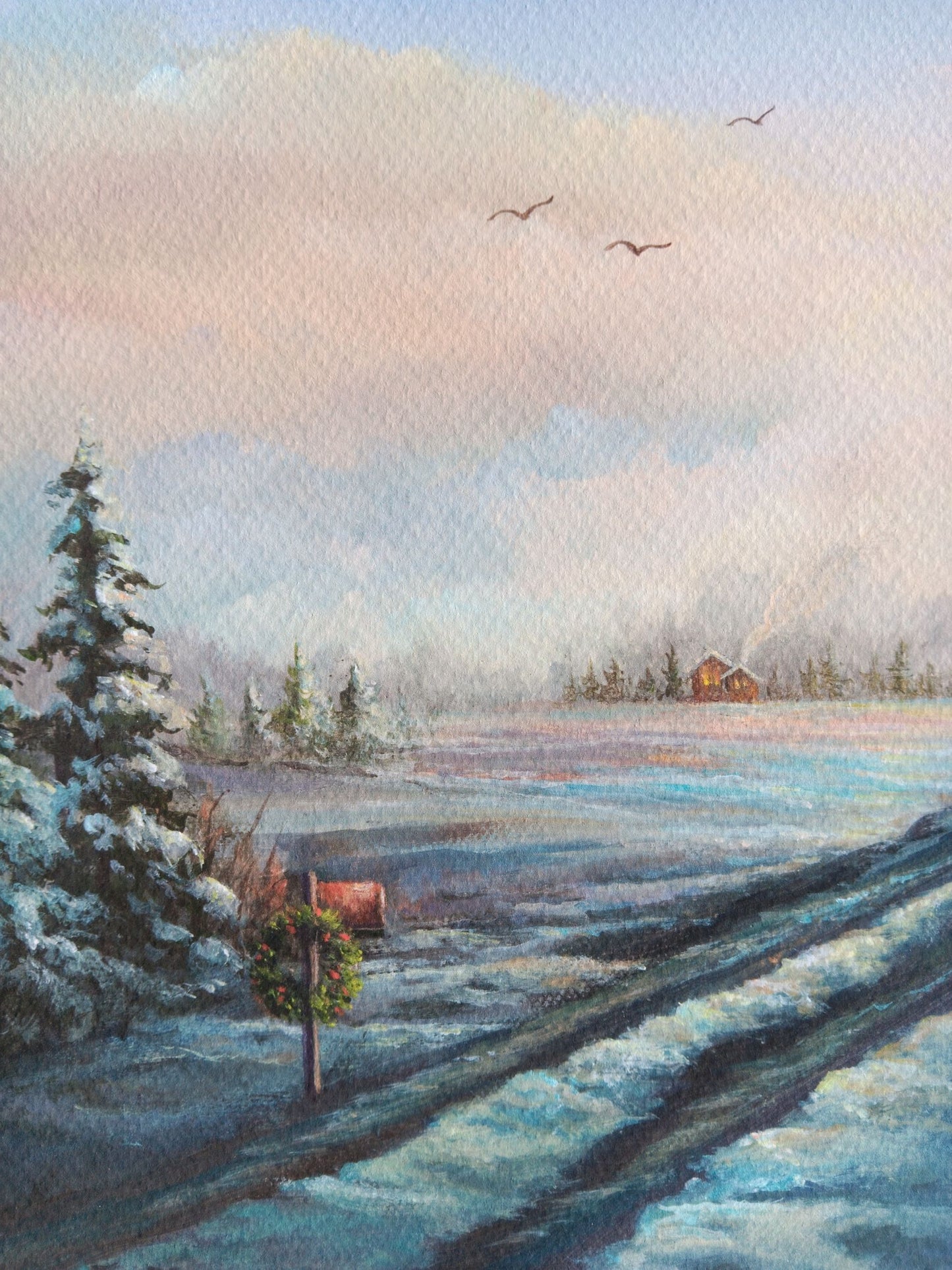 A December Evening | 8 x 10 Art Print