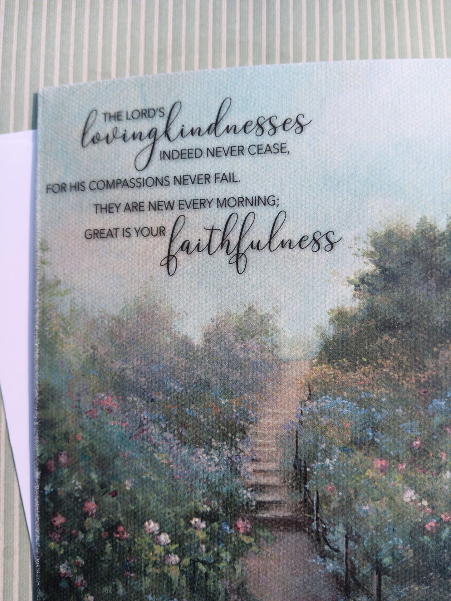 "Great is Your Faithfulness" | Notecard