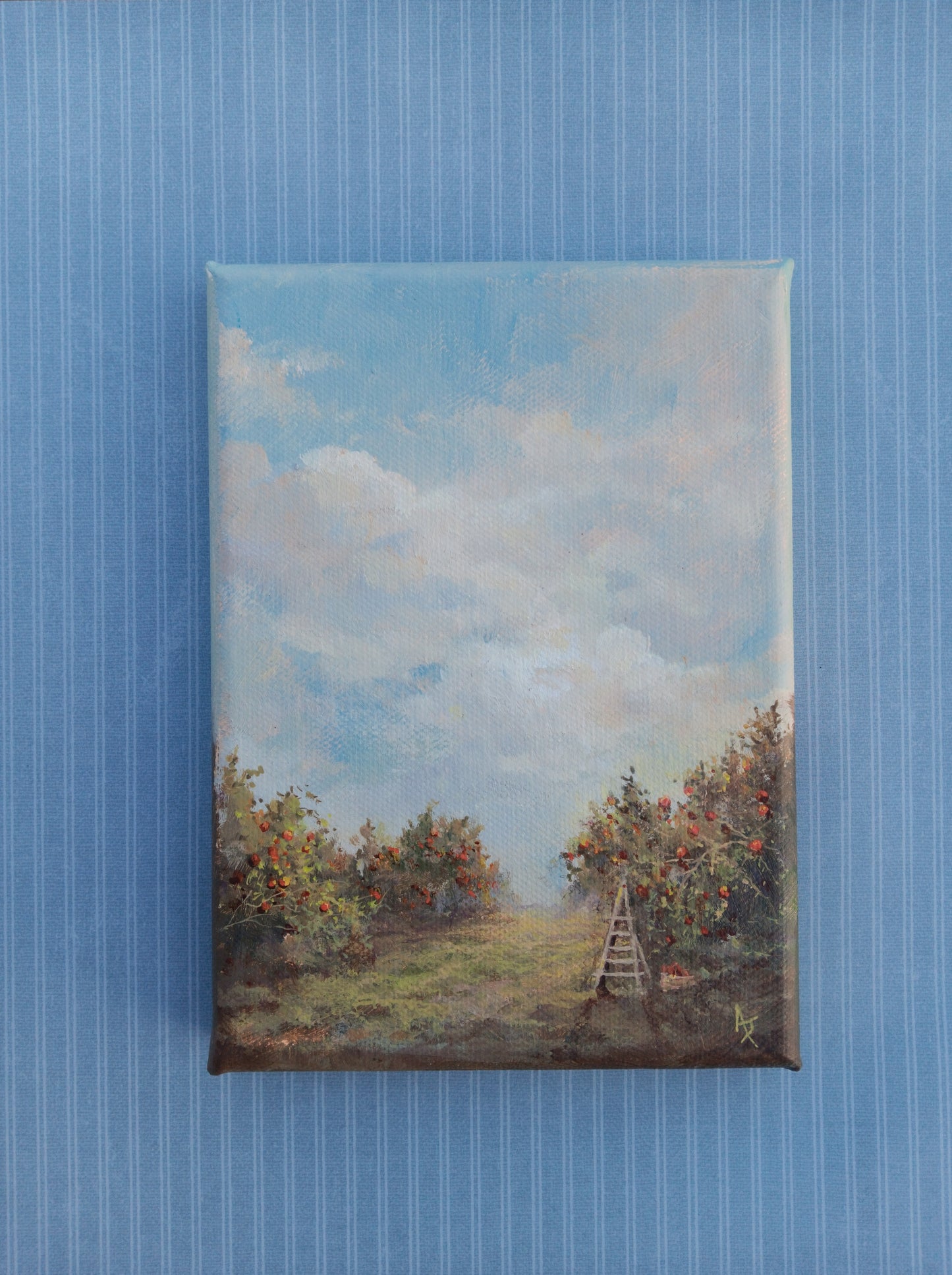 Orchard Days | 5 x 7 Original Canvas Painting