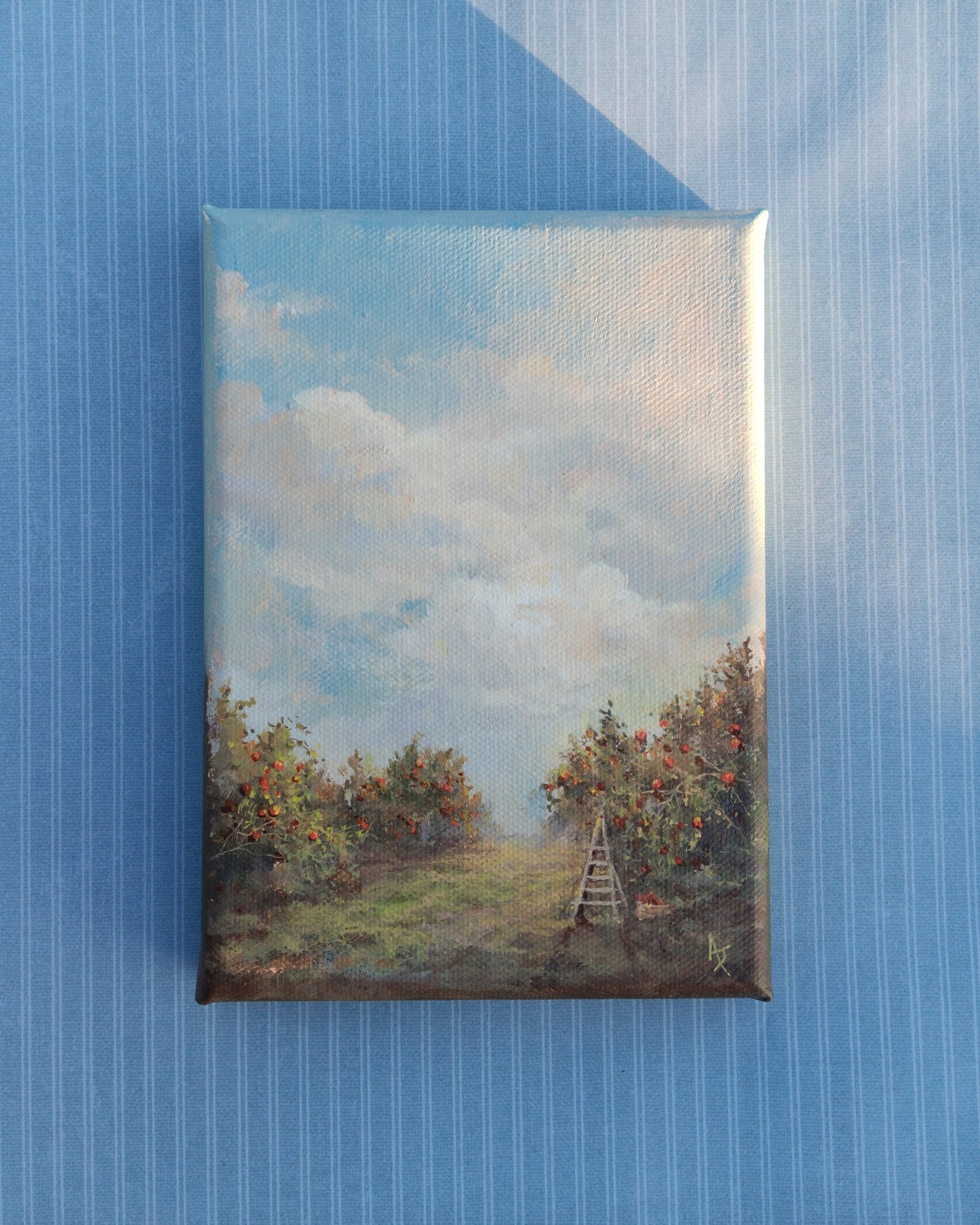 Orchard Days | 5 x 7 Original Canvas Painting