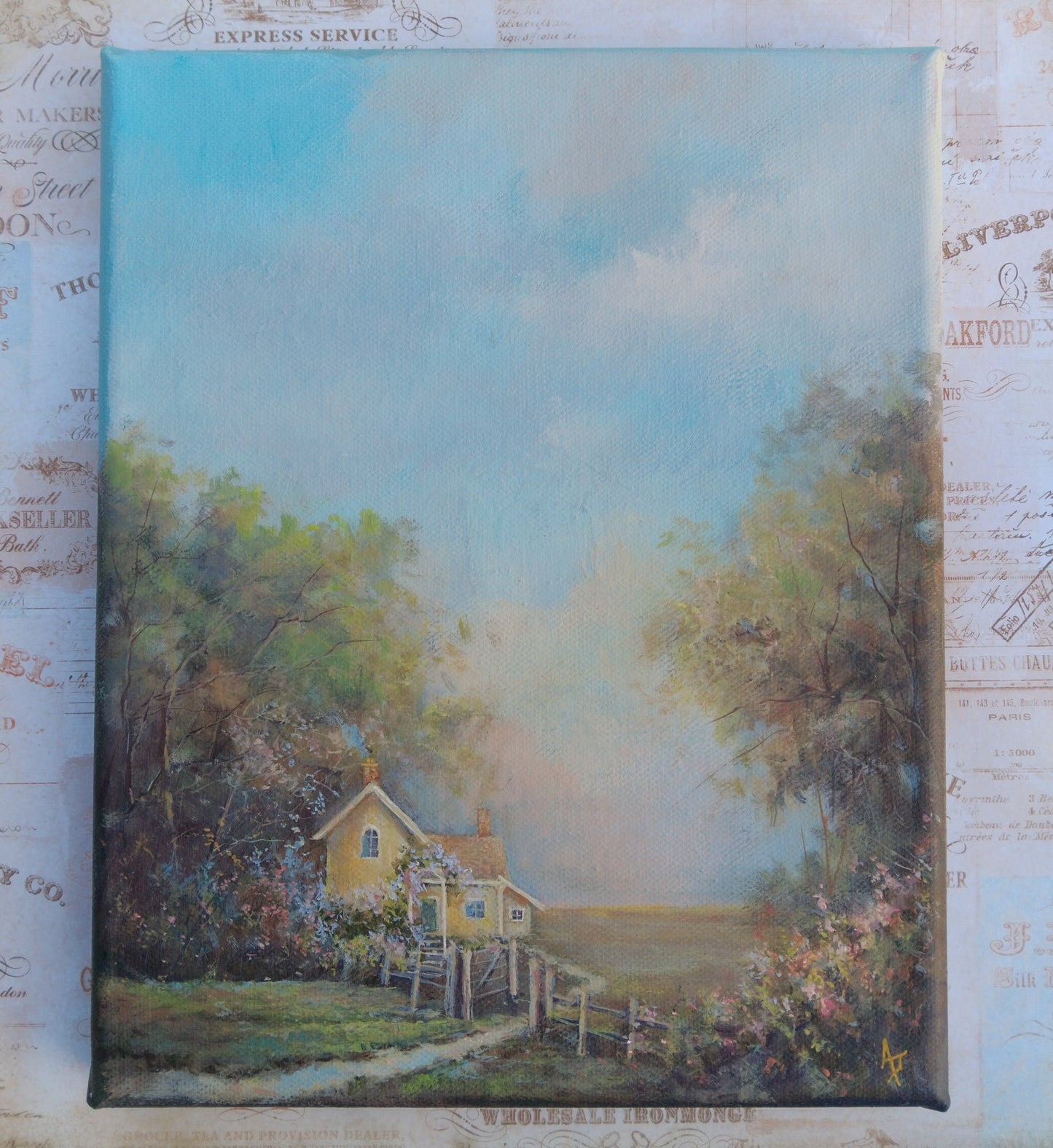 Yours is the Day | 8 x 10 Original Canvas Painting