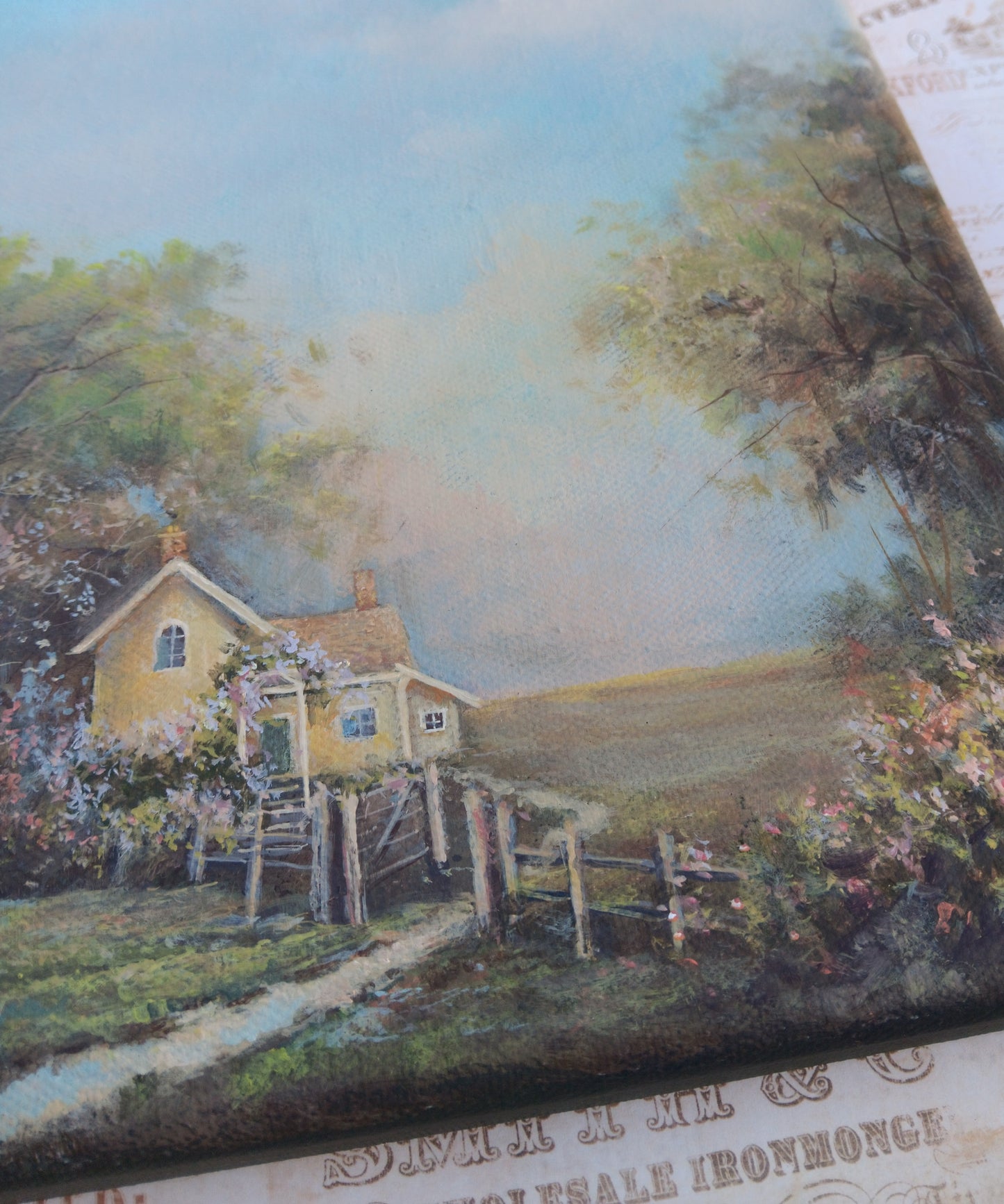 Yours is the Day | 8 x 10 Original Canvas Painting