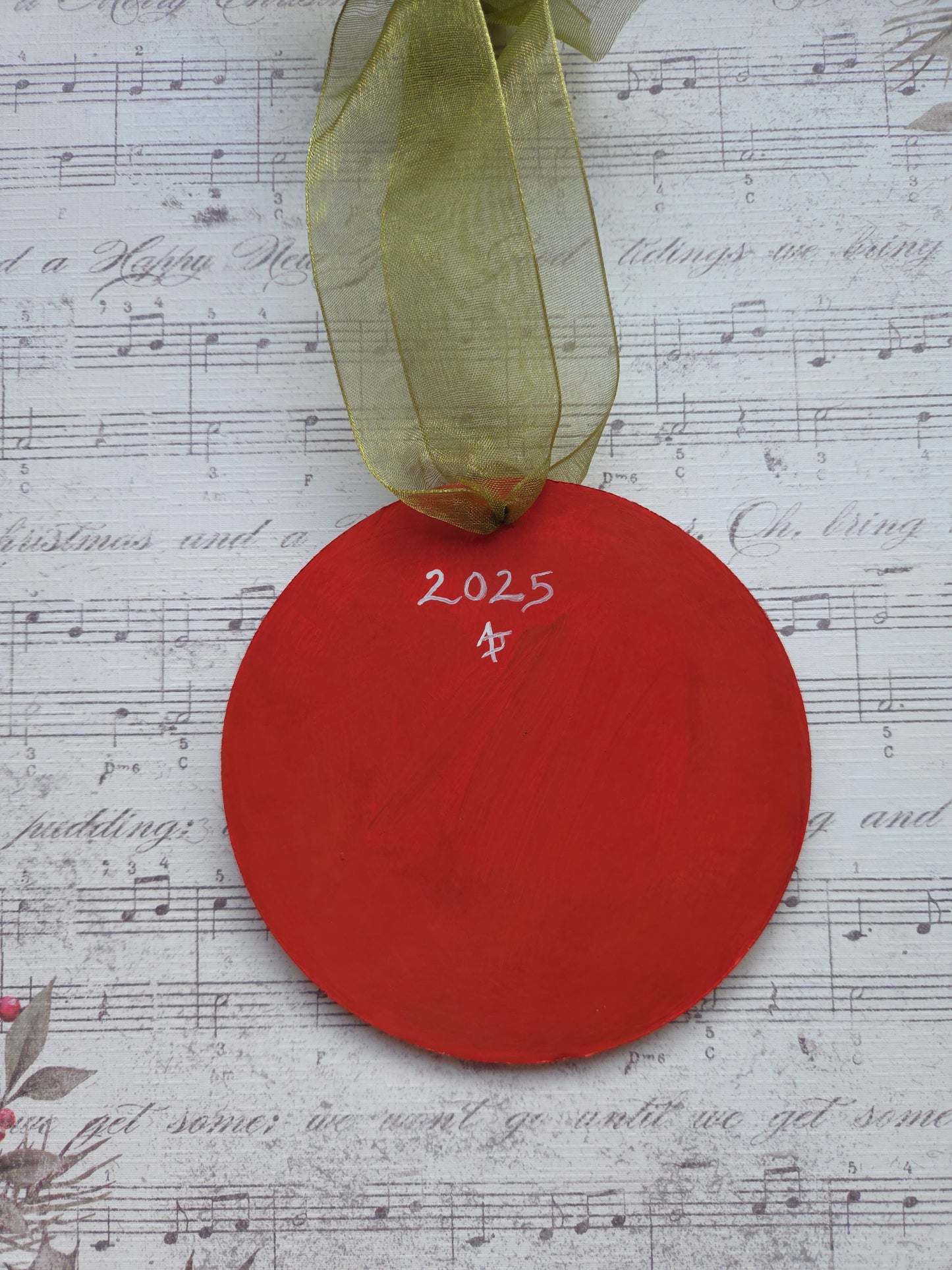 Christmas Wreath | Canvas Ornament