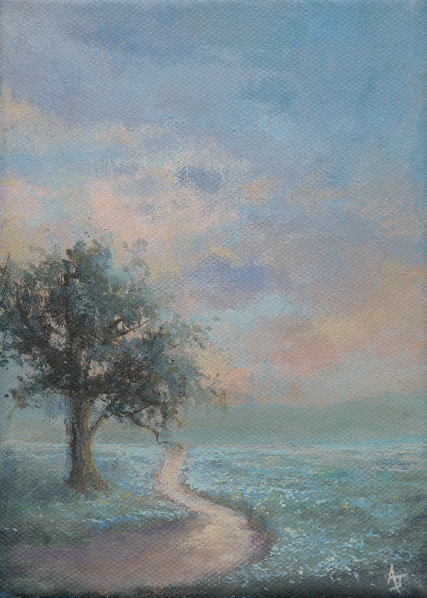 Morning Glory | 5 x 7 Original Canvas Painting