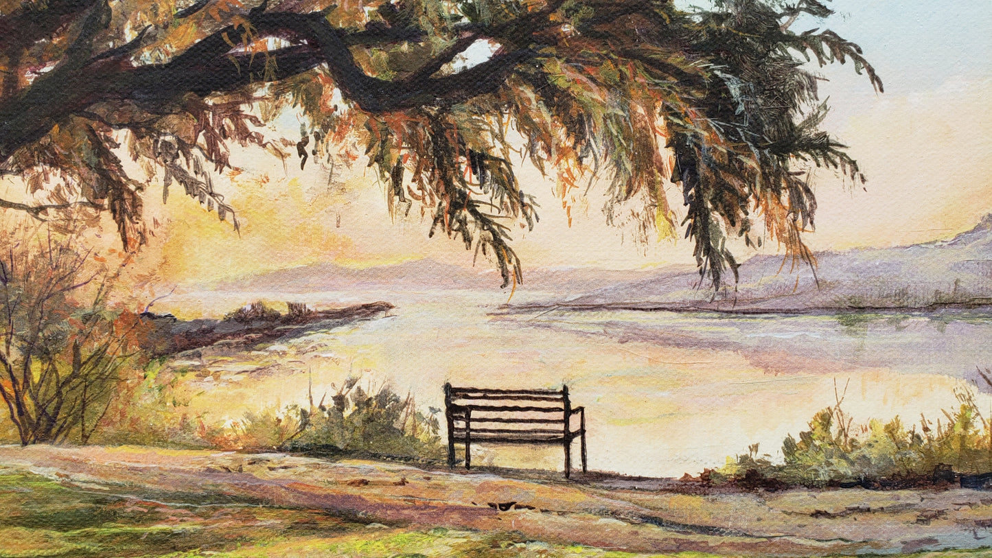 Golden Hour | 9 x 12 Original Canvas Painting