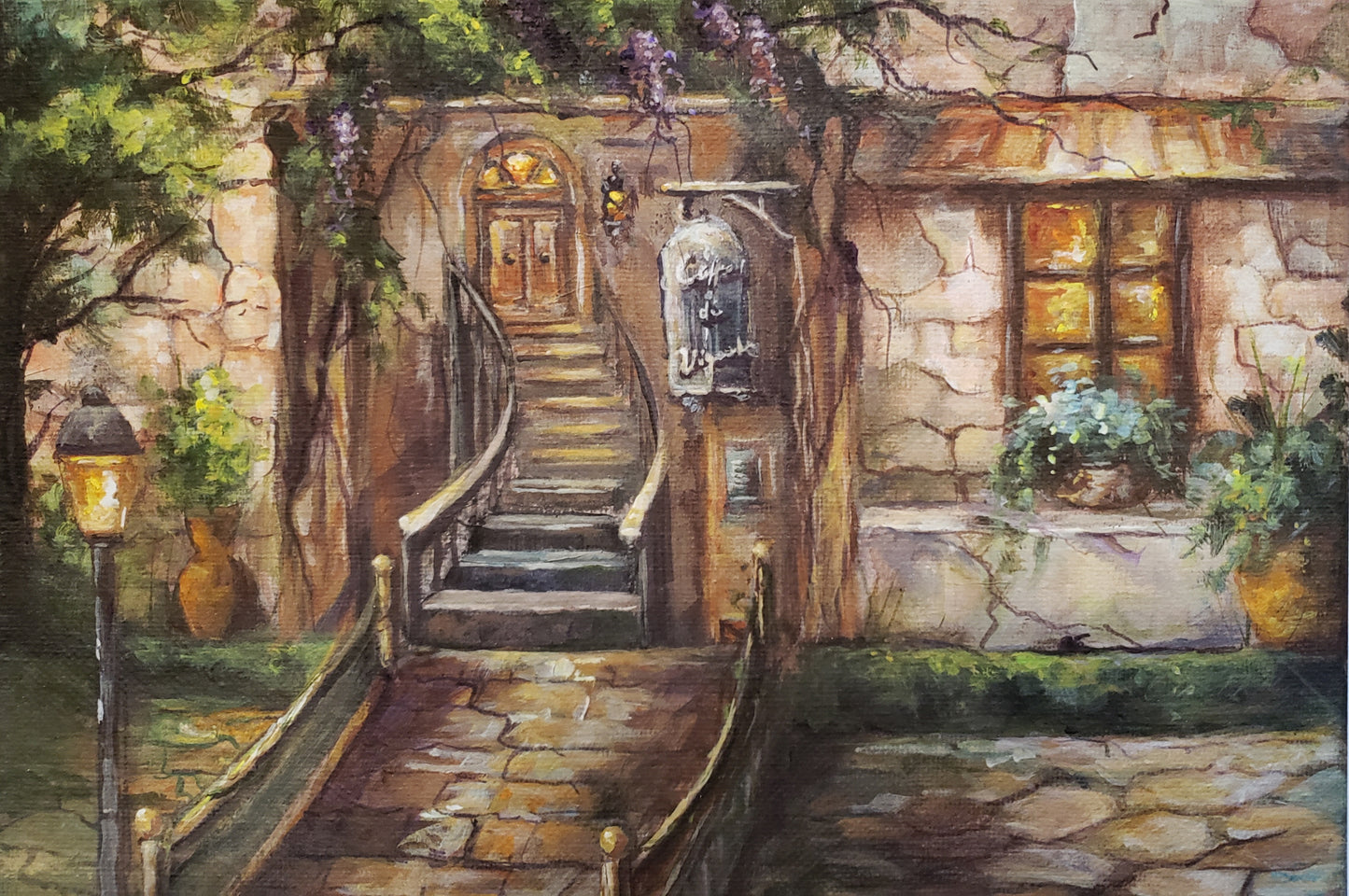 Cafe du Vignoble (Vineyard Cafe) | 8 x 10 Art Print