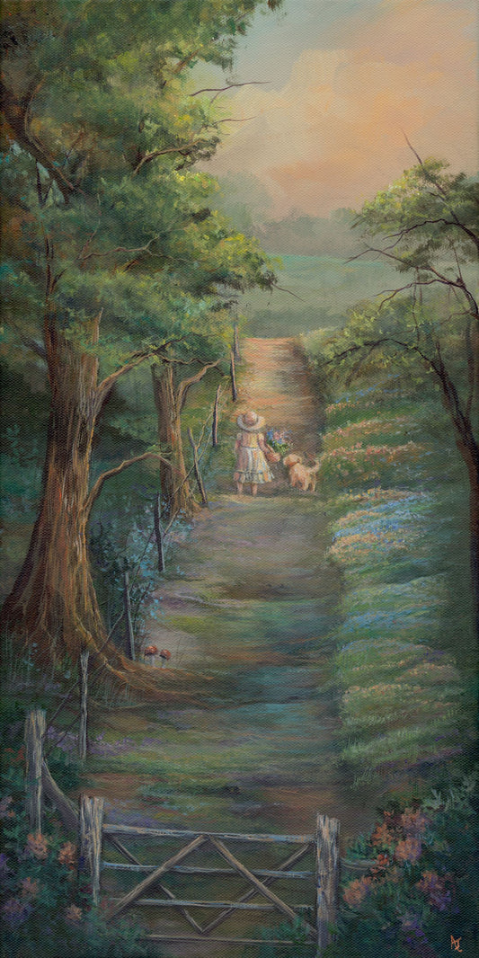 Shirley Lane | 10 x 20 Original Canvas Painting
