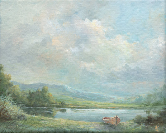 In the Stillness | 8 x 10 Original Canvas Painting