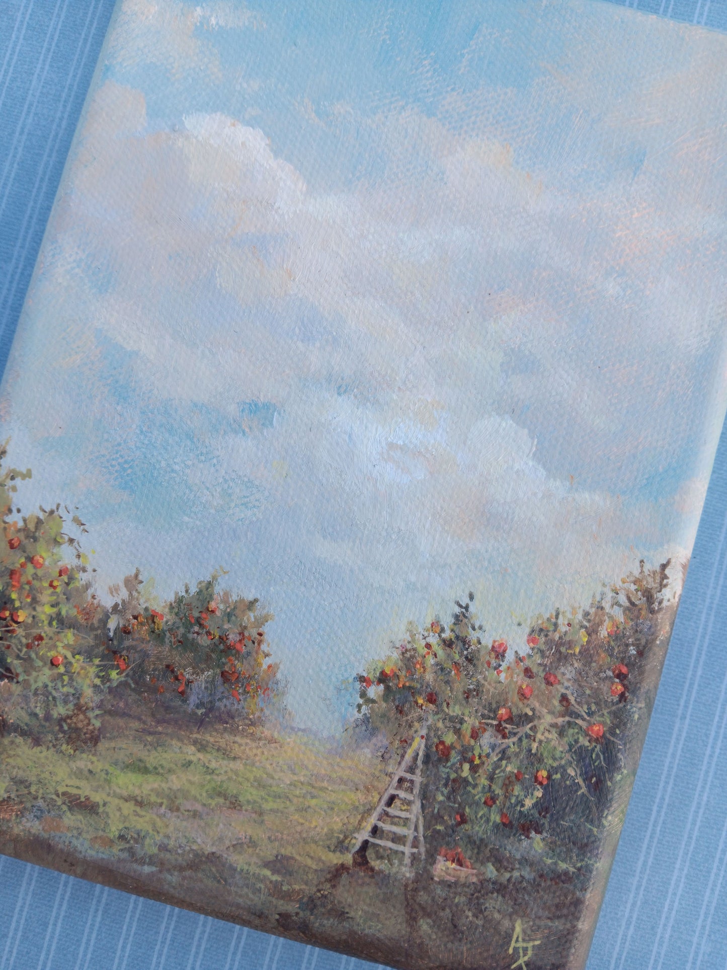 Orchard Days | 5 x 7 Original Canvas Painting