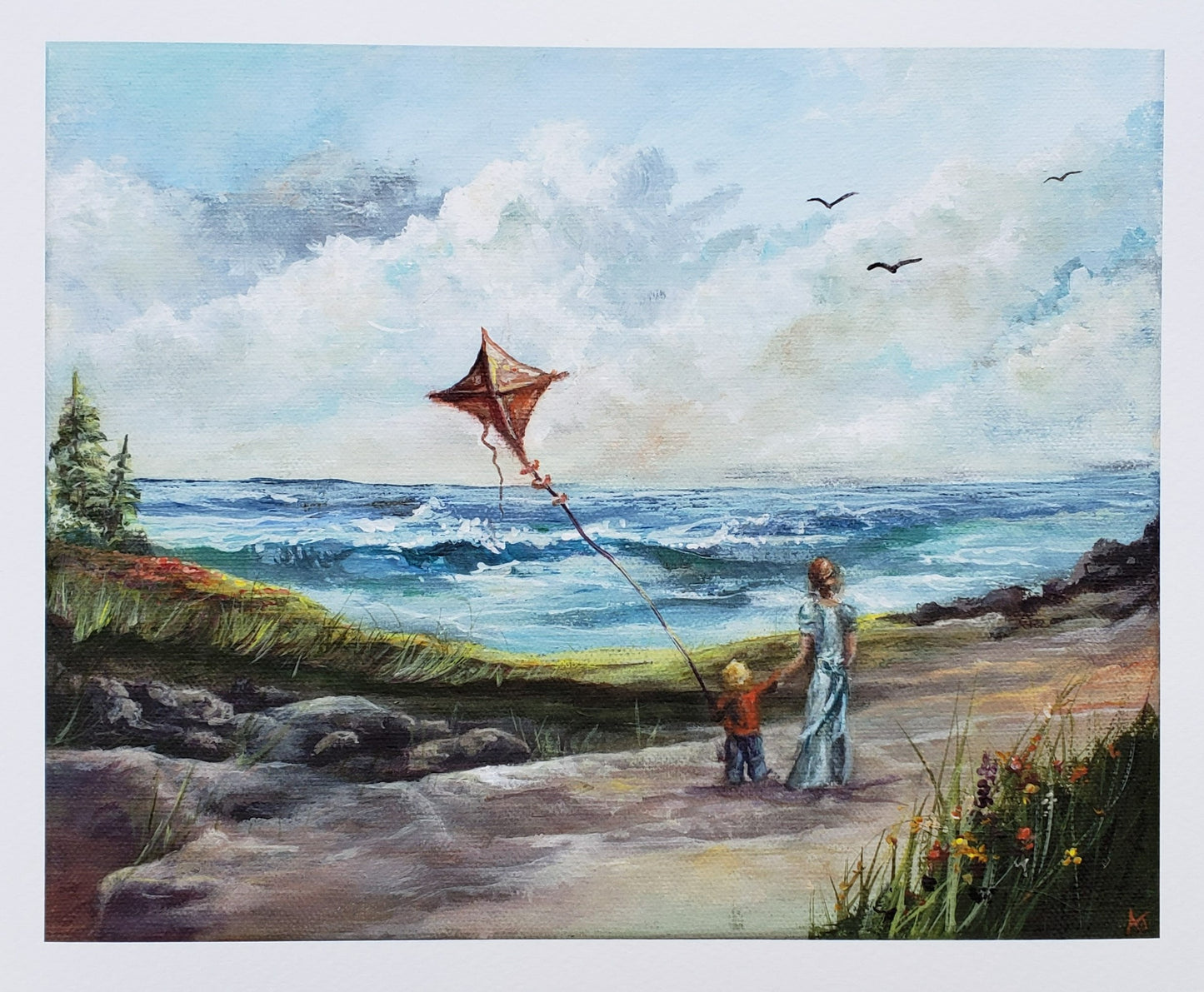 Summer by the Sea | 8 x 10 Art Print