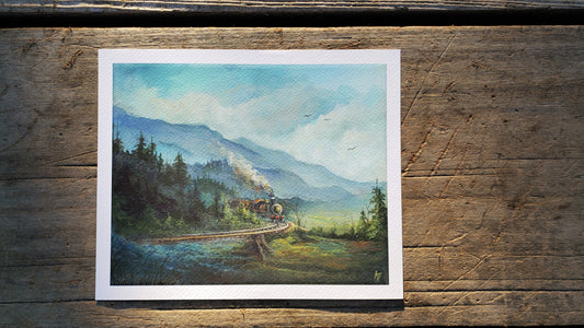 Misty Valley | 8 x 10 Art Print