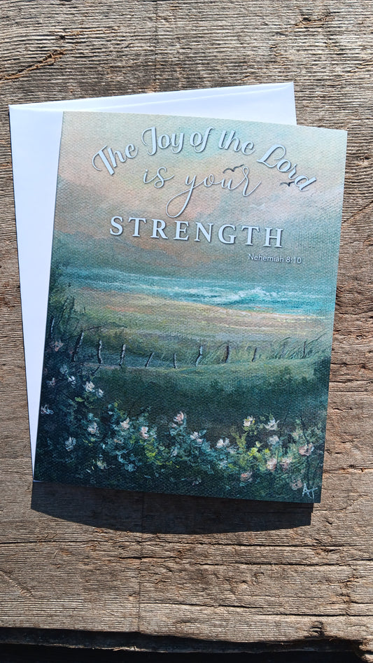 Beach Roses/Joy of the Lord | Notecard